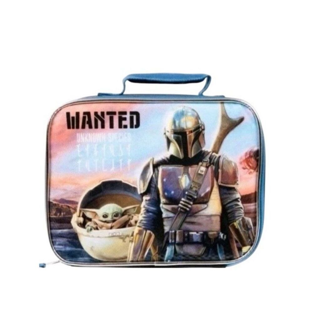 Star Wars Mandalorian Grogu Insulated Lunch Bag Box Cooler Bioworld Baby Yoda